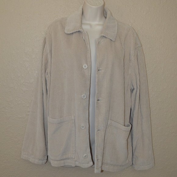 NWT $288 Sz M/L American Vintage Shacket Padow Corduroy Beige Jacket - Picture 3 of 9